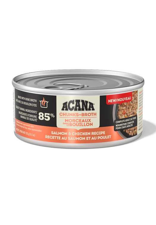 Chunks in Broth Salmon & Chicken Recipe